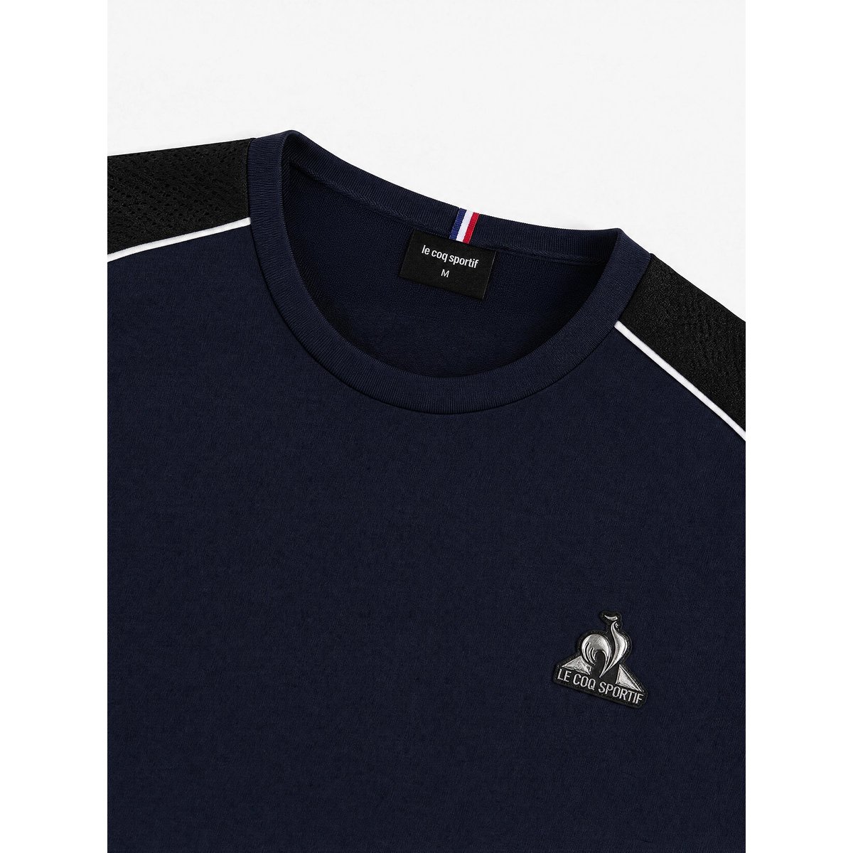 T-shirt Coq d'argent en jersey de coton Coq d'argent blue, LE COQ SPORTIF