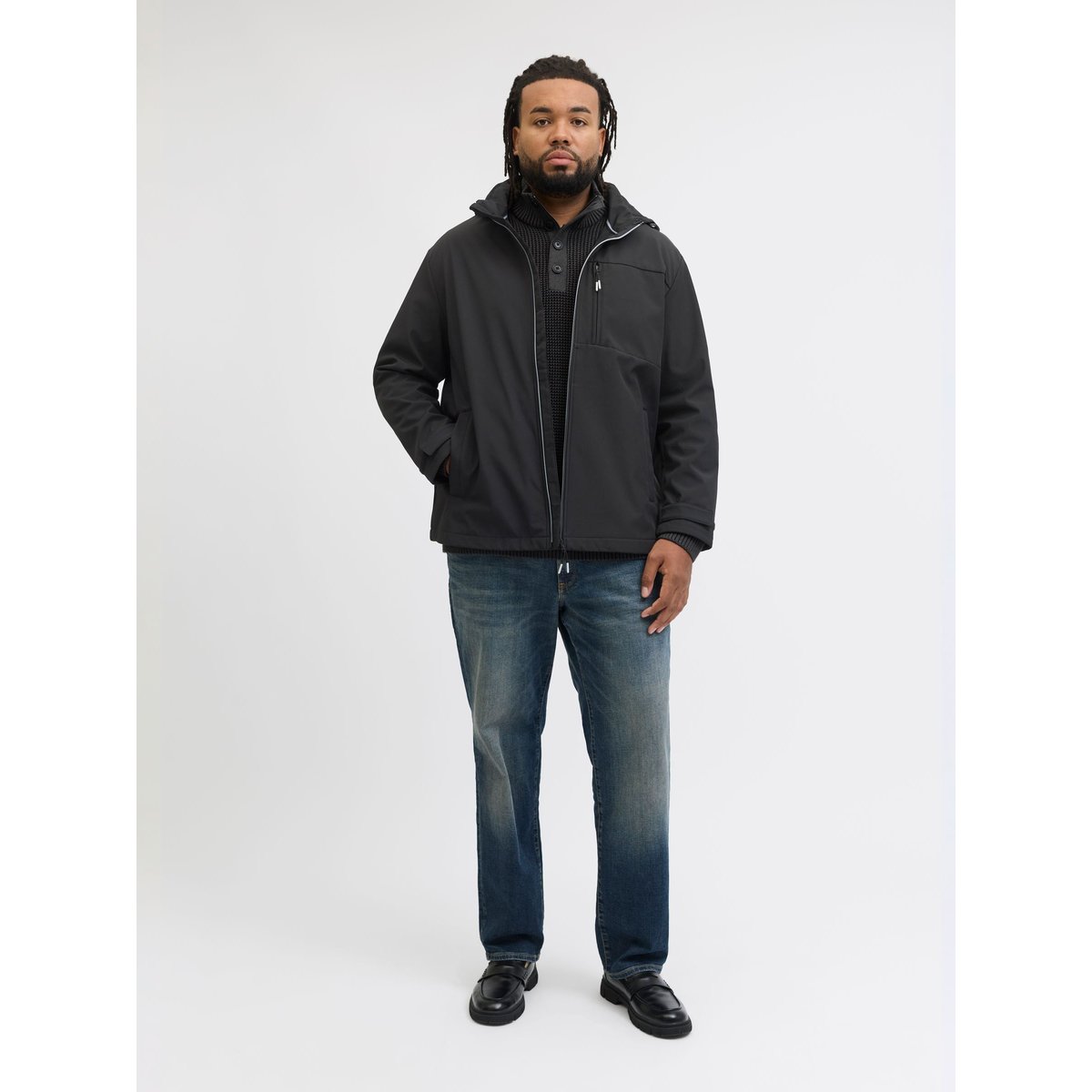 Manteau Softshell black, JACK & JONES