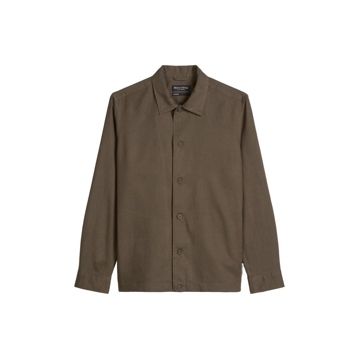 Survêtement en mélange de TENCEL™ Lyocell et de lin marron, MARC O'POLO