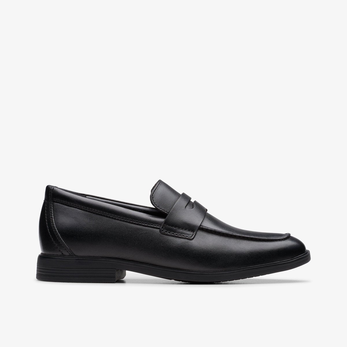 Mocassins Cuir Coupe Large JONWIN CRAFT Y noir, CLARKS