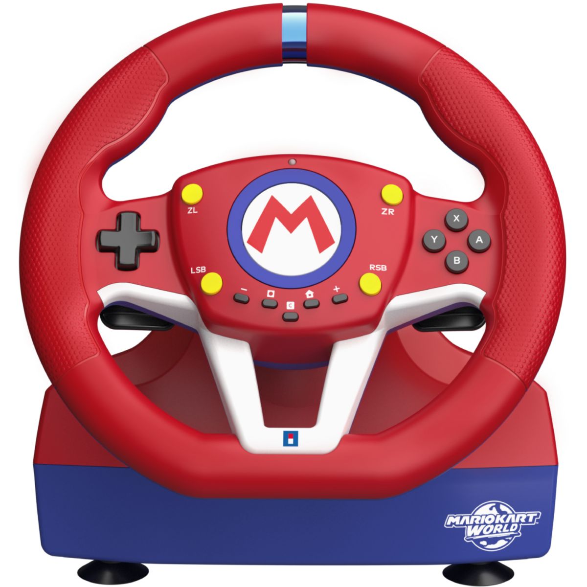 Volant + Pédalier Mario Kart Racing Wheel Pro Mini couleur unique, HORI