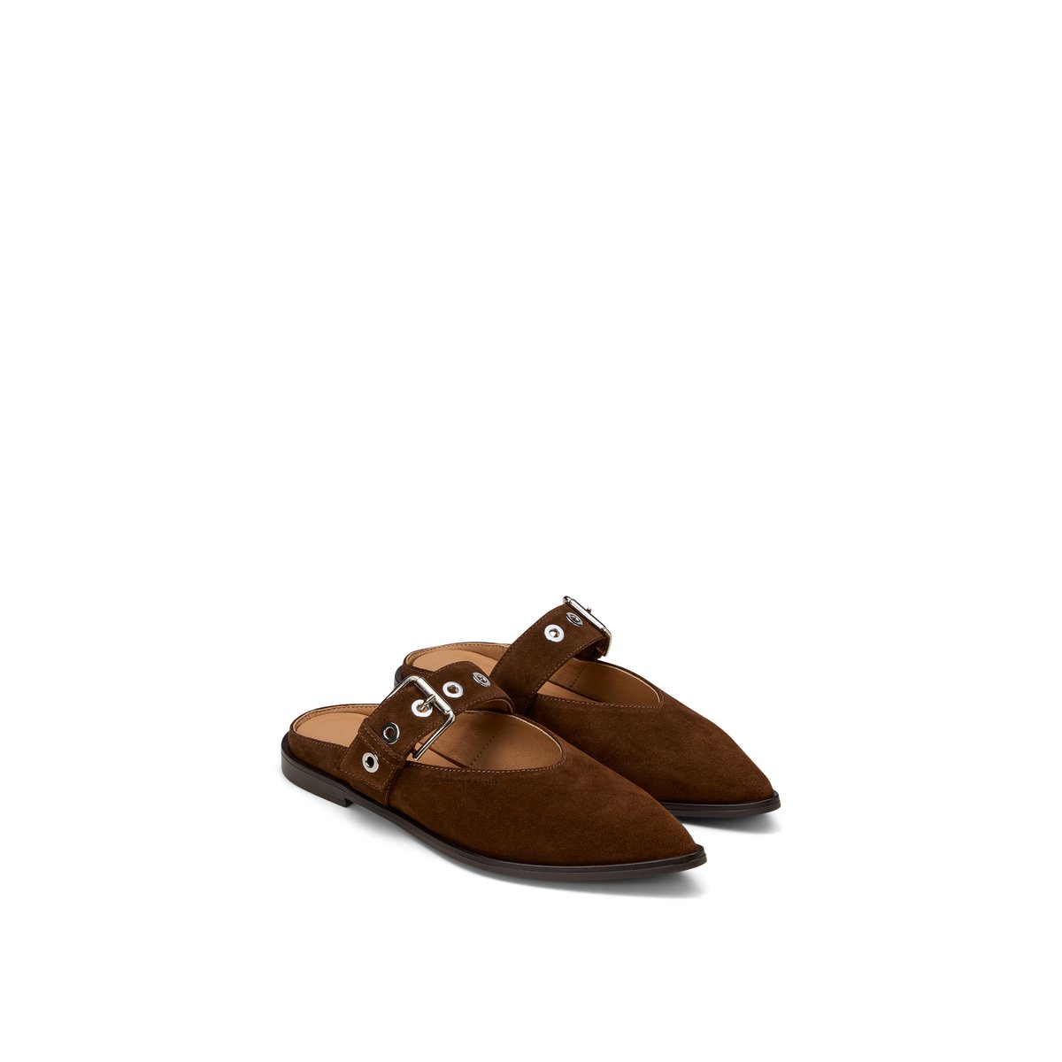 Mules Modèle Camilla avec lanière réglable braun, MARC O'POLO