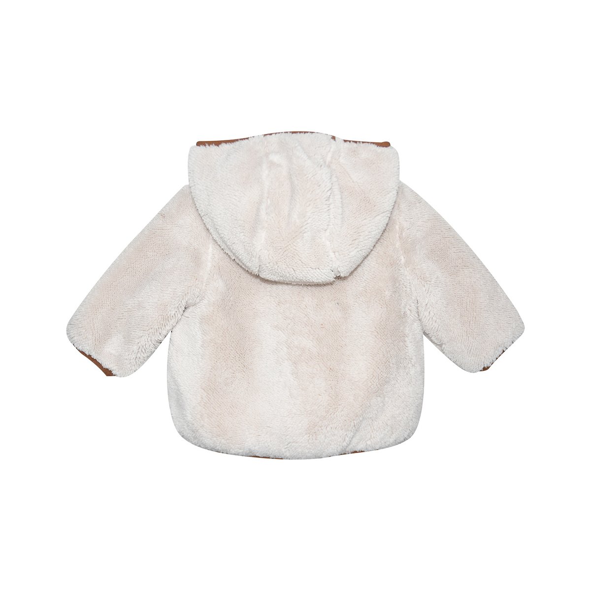 Manteau à capuche parfait sucre d'orge beige, SUCRE D'ORGE