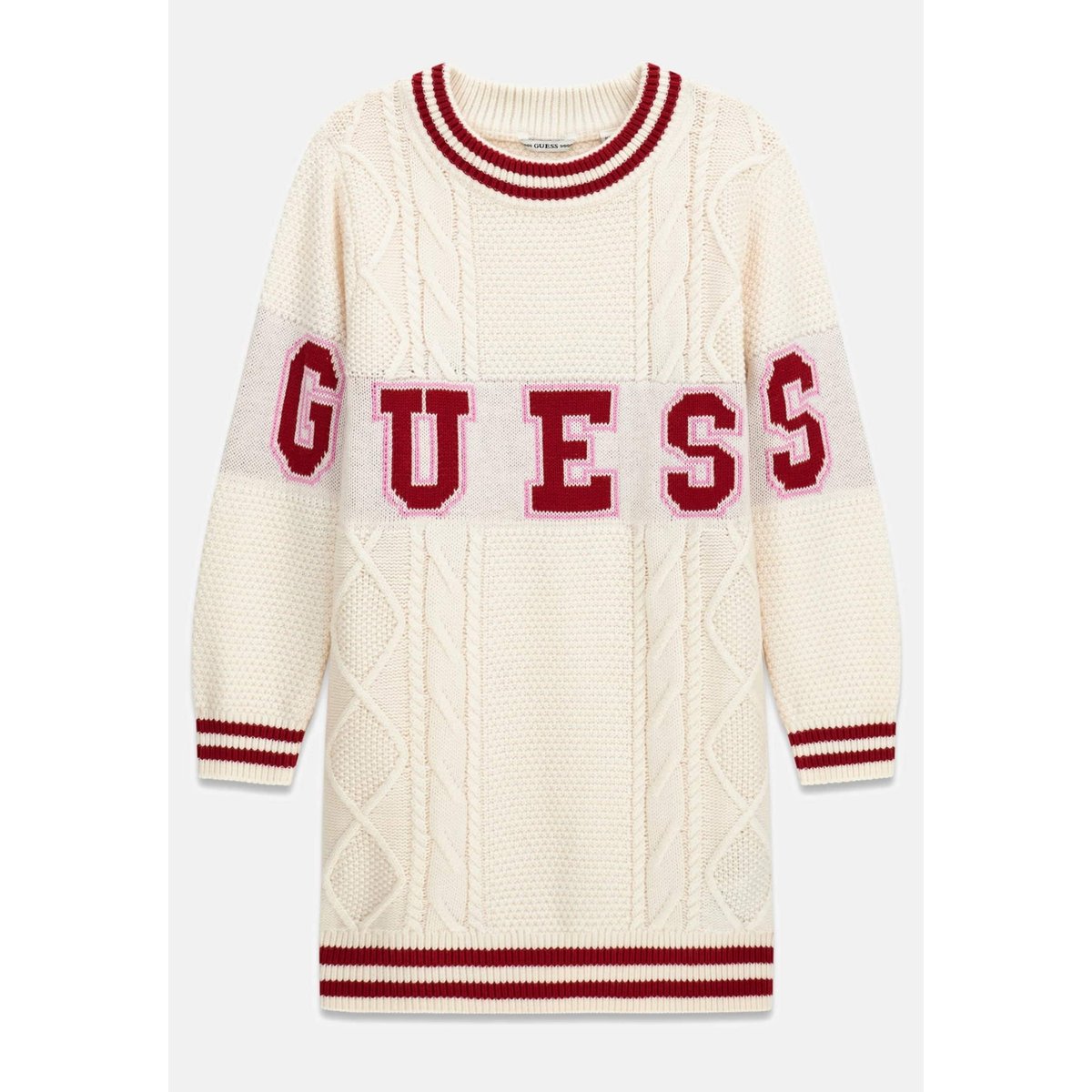 Robe En Mélange De Laine crème, GUESS KIDS