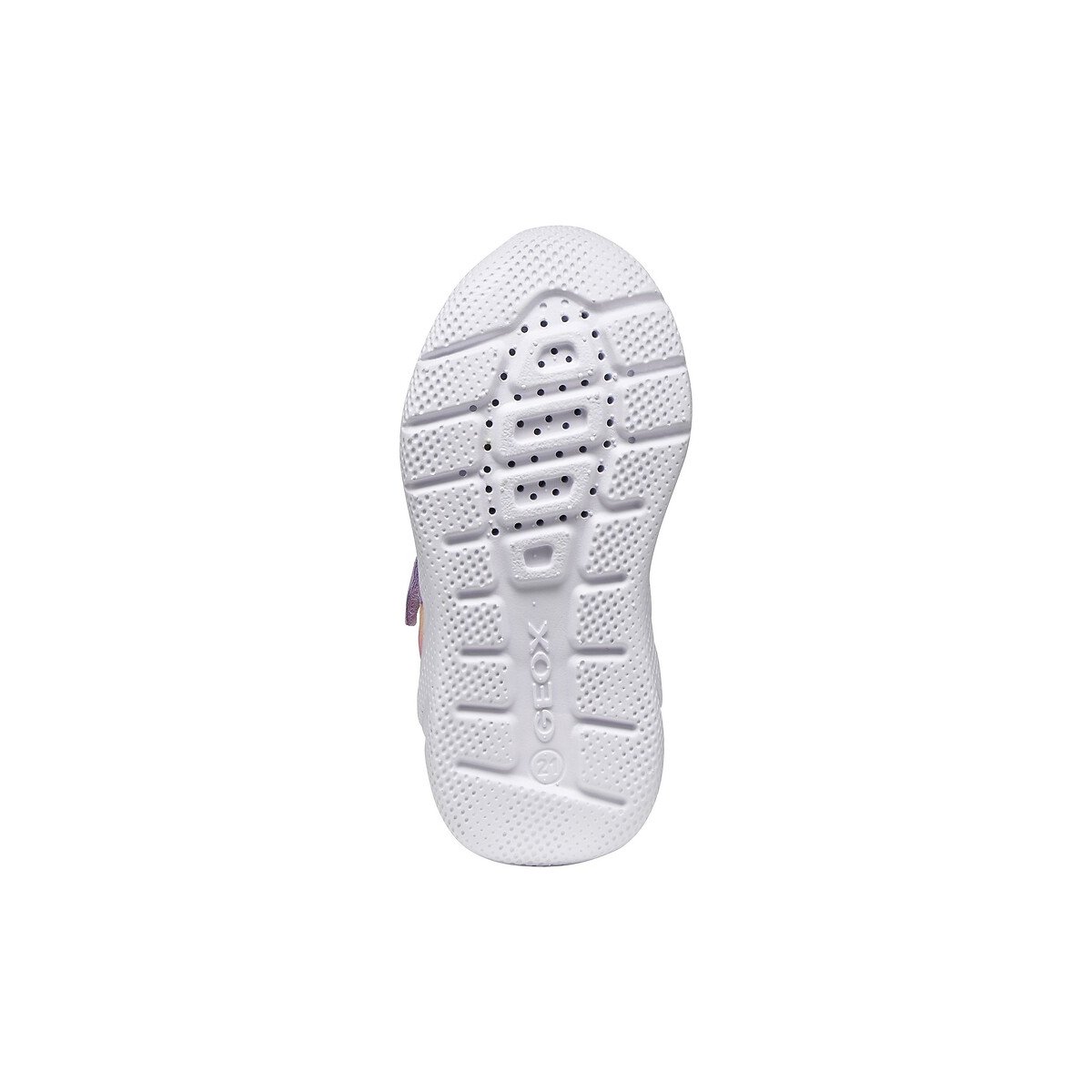 Baskets SPRINTYE, lacets élastiques lilas/rose, GEOX