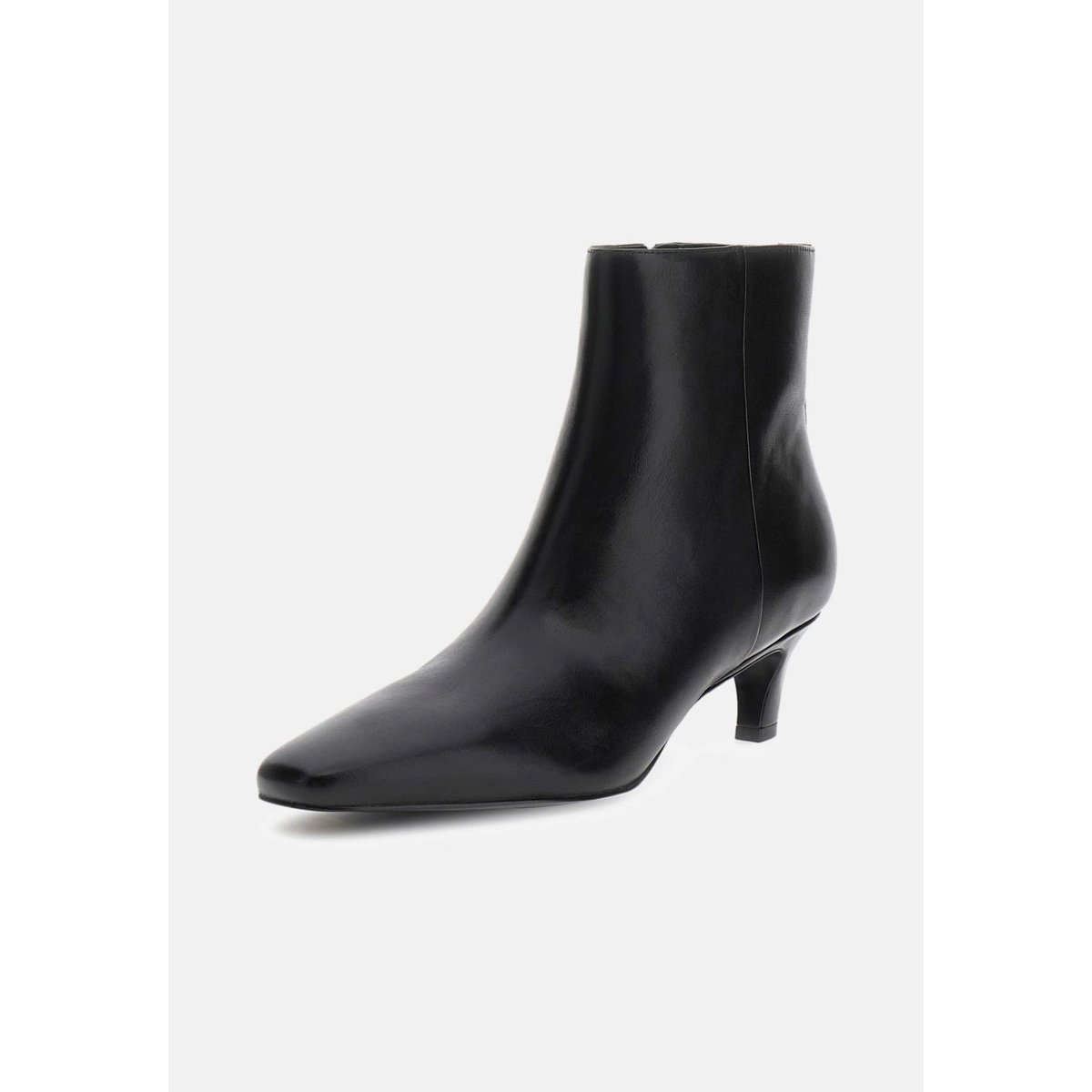 Bottines En Cuir Véritable Idreena noir, GUESS