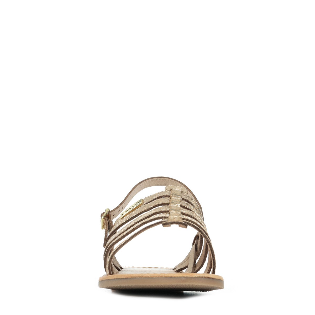 Sandales Cuir Les Tropeziennes Hikano or craquele, LES TROPEZIENNES PAR M.BELARBI