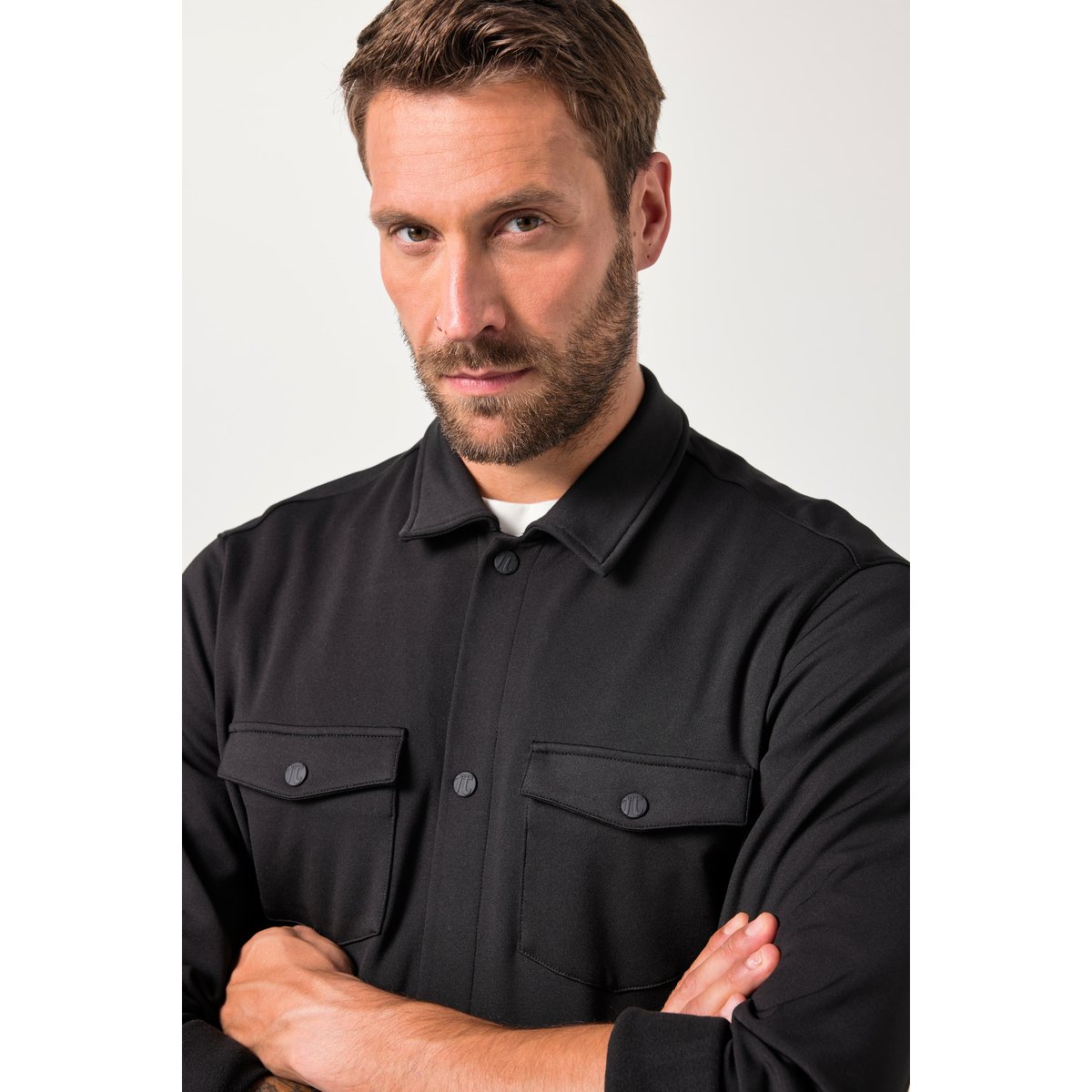 Surchemise en molleton, finition FLEXNAMIC® noir, JP1880