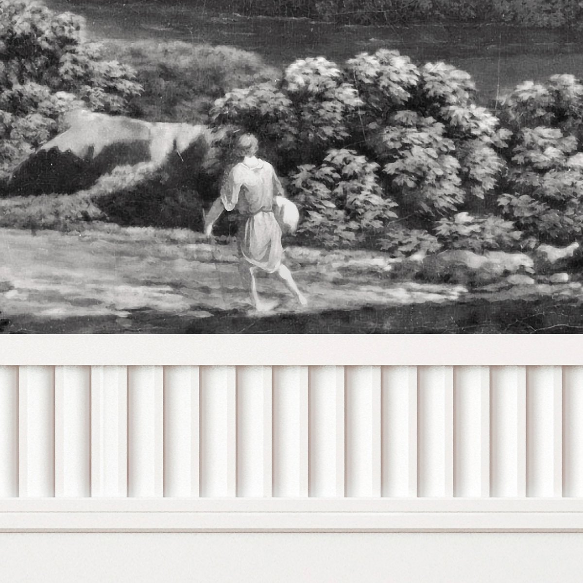 Papier peint panoramique MARIENN grey, LE PAPIERS DE NINON