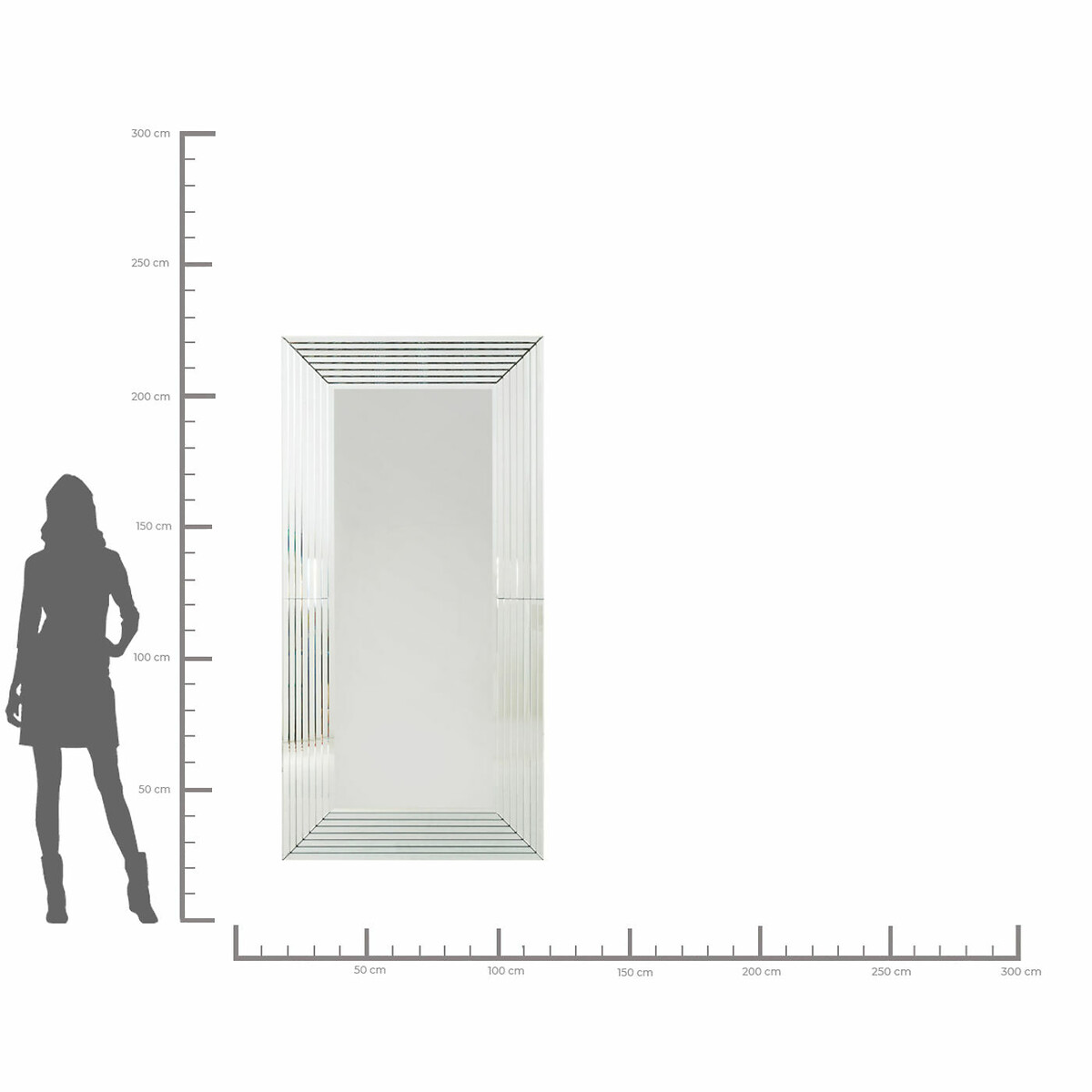 Specchio Linea 100x200cm specchio, KARE DESIGN