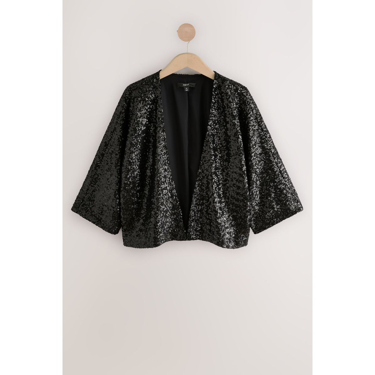 Veste à sequins noir, NEXT
