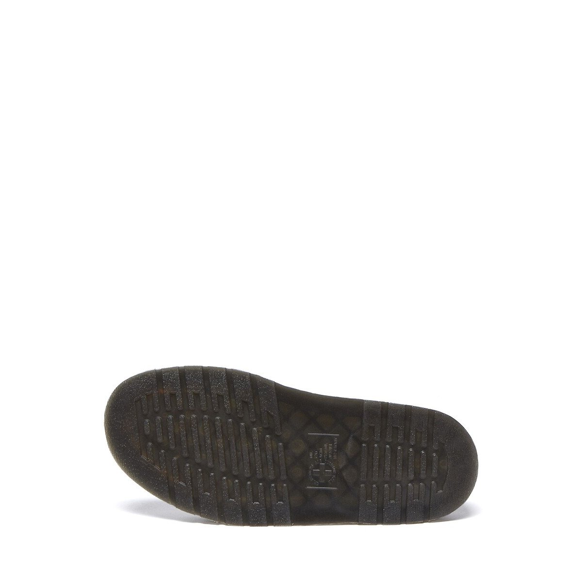 Sabot in pelle Josef Slide Silver Metallic Tumble argent, DR. MARTENS
