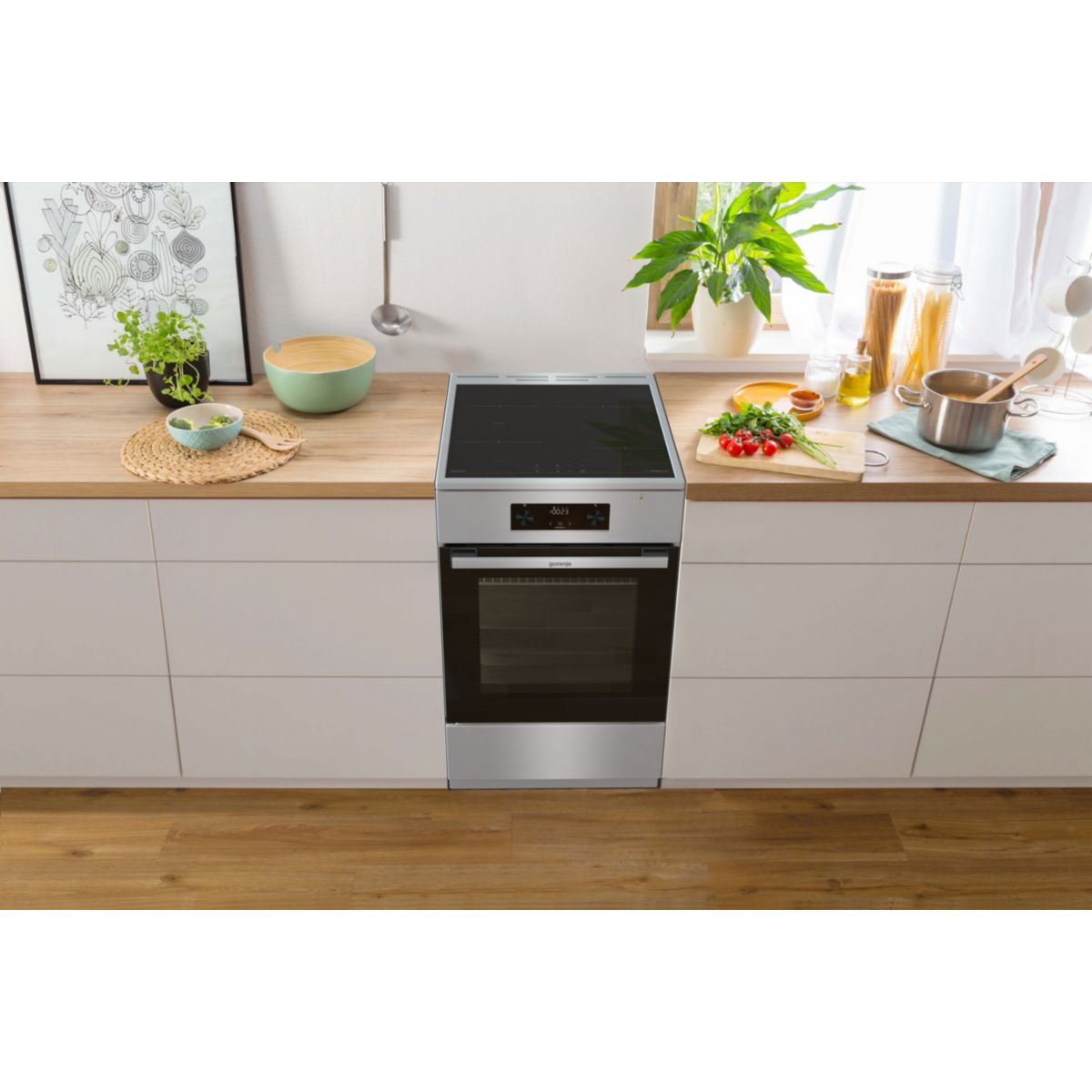 Cuisinière induction GEIT5C61XPG inox, GORENJE