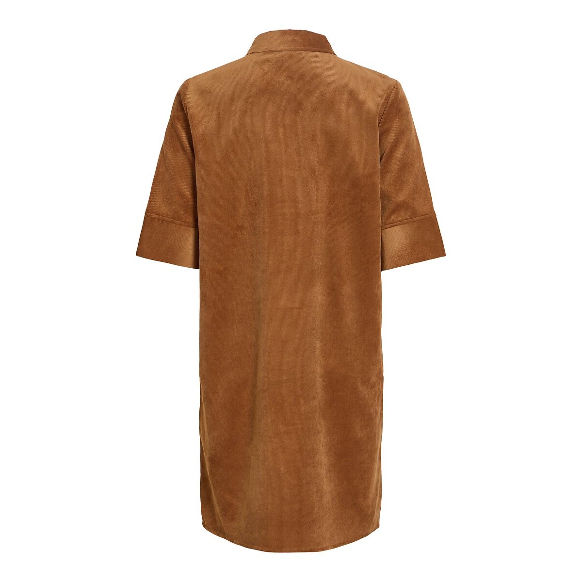Robe droite, courte, manches courtes camel, VILA