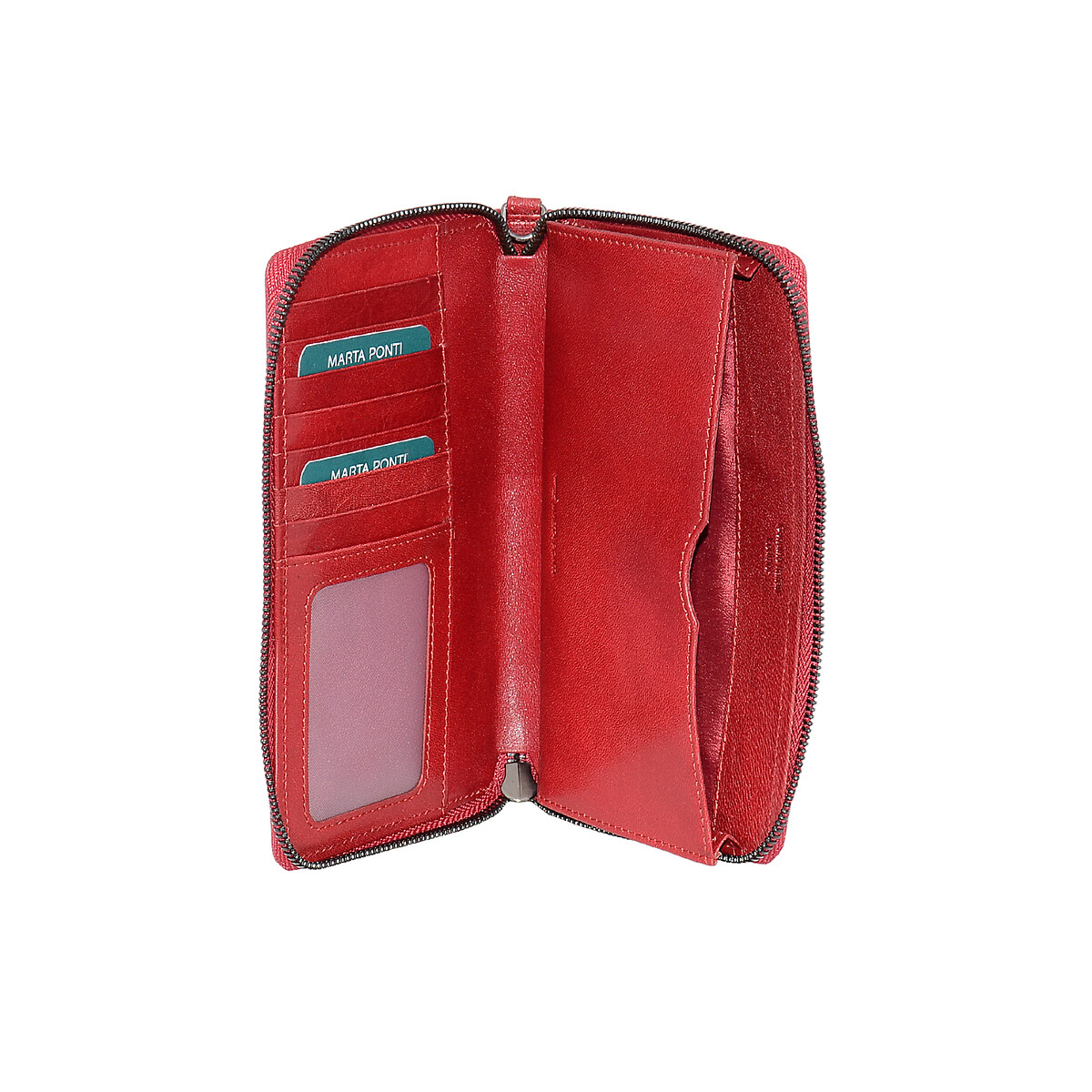 Porta-moedas Ladies York 526, MARTA PONTI vermelho, MARTA PONTI