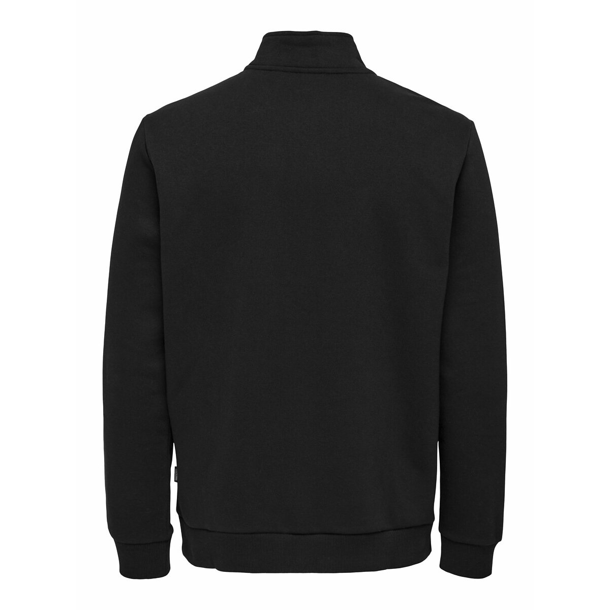 Sweat demi-zippé noir, ONLY & SONS