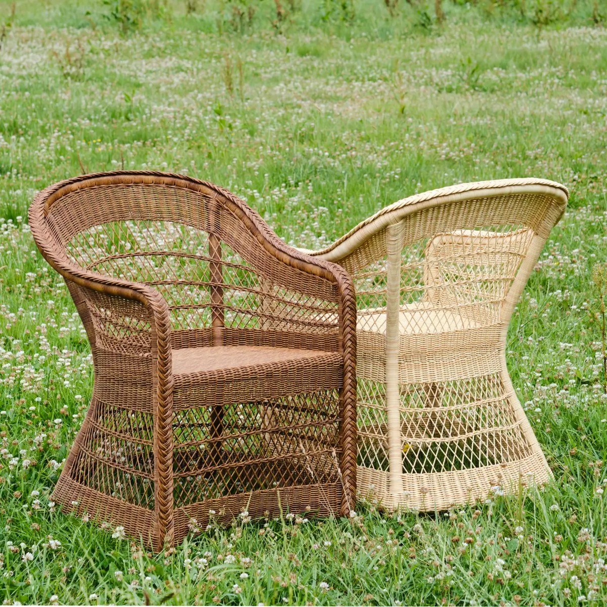 Fauteuil de table de jardin BIARRITZ NATUREL beige, KOK