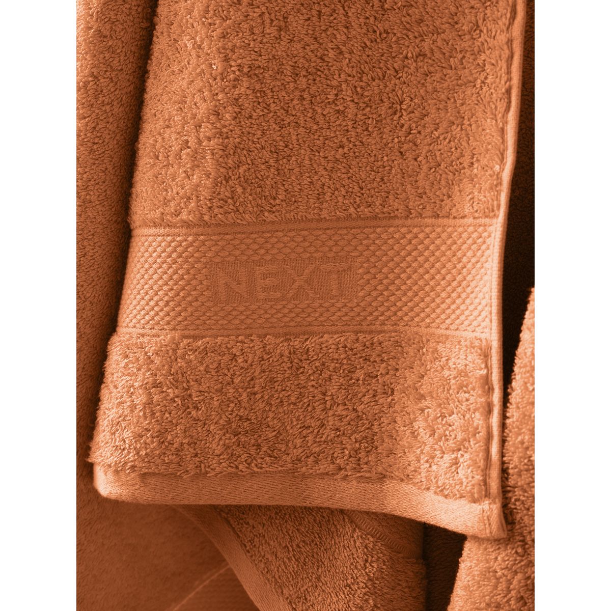 Serviette en coton égyptien orange, NEXT