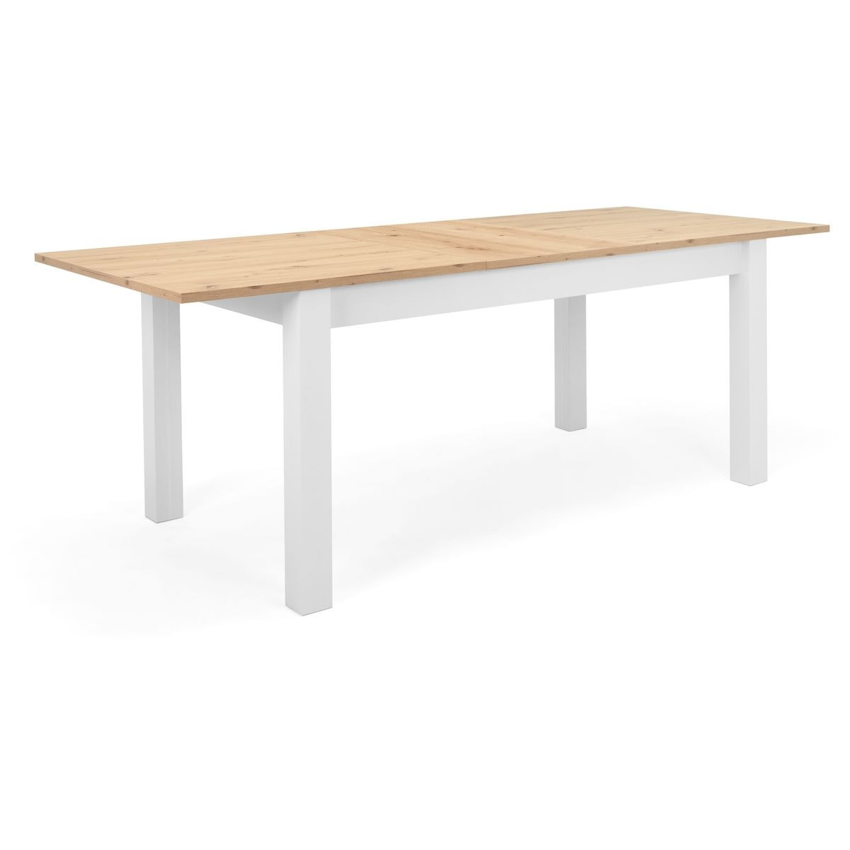 Table à manger extensible - ODENSE blanc, HOMIFAB