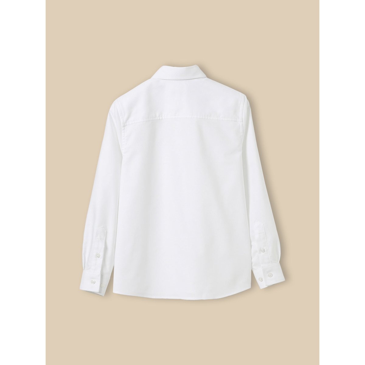 Chemise oxford - Collection fêtes et mariage blanc clair uni, CYRILLUS