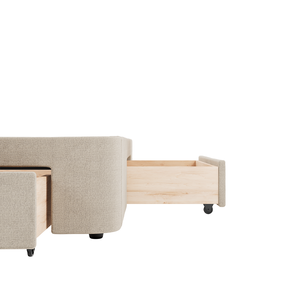 Sommier 3 tiroirs Nova beige, SLOME