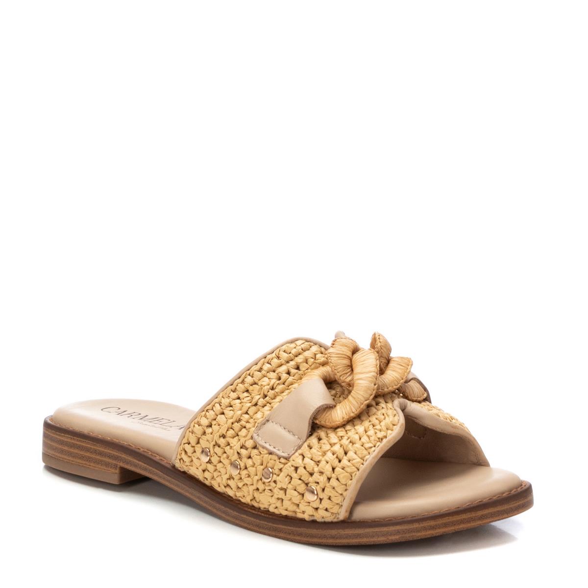 Sandale Plaine beige, CARMELA