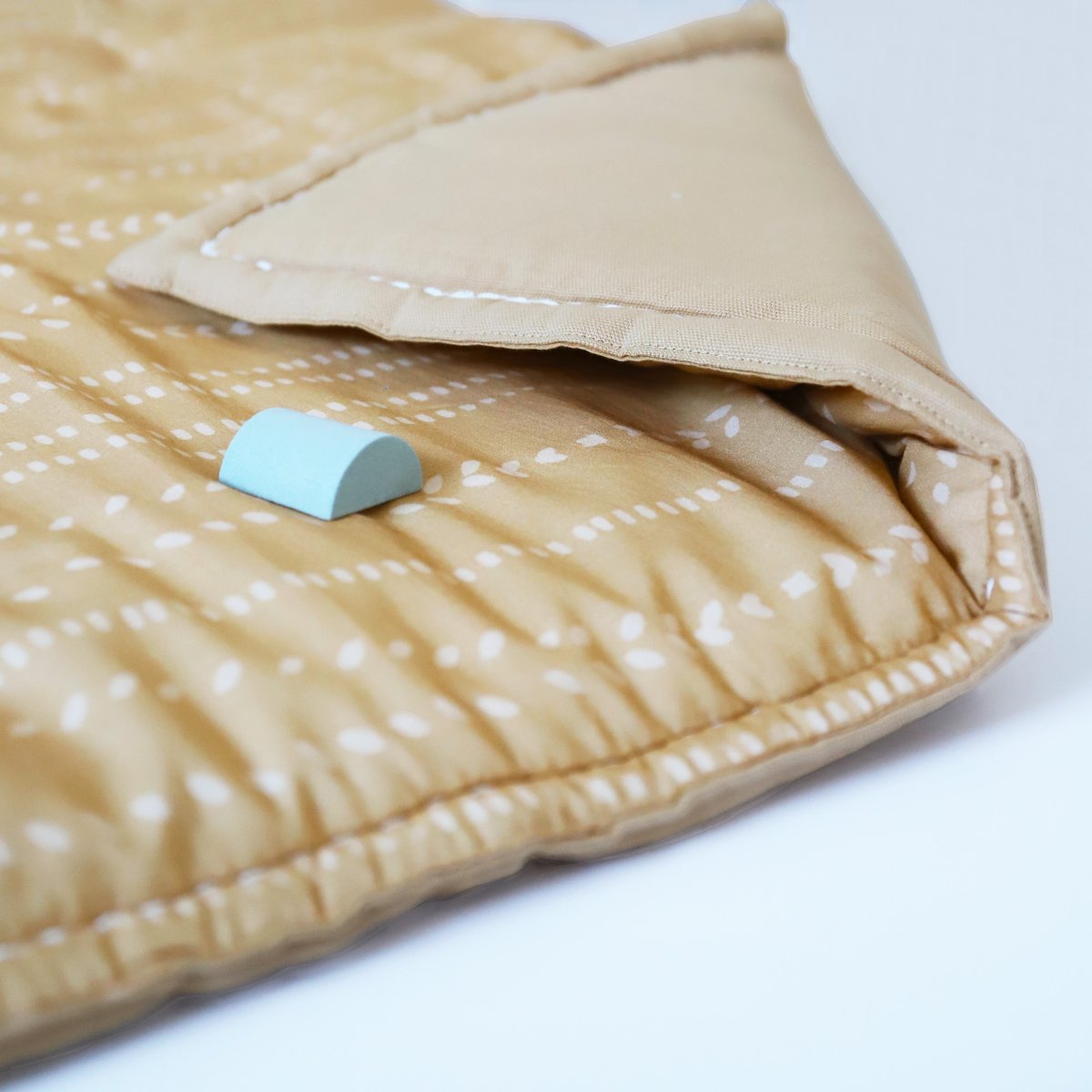 Tapis de repos bébé bohème NEPO caramel, NATTIOT