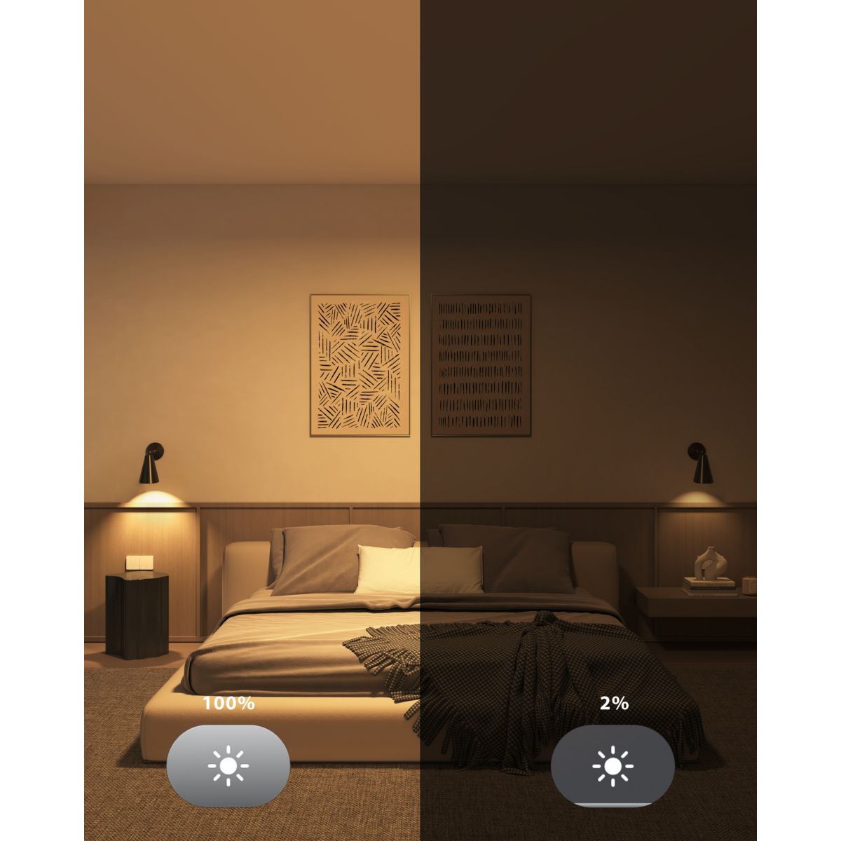 Ampoule LED connectée Essential GU10 White&Color Ambiance couleur unique, PHILIPS HUE