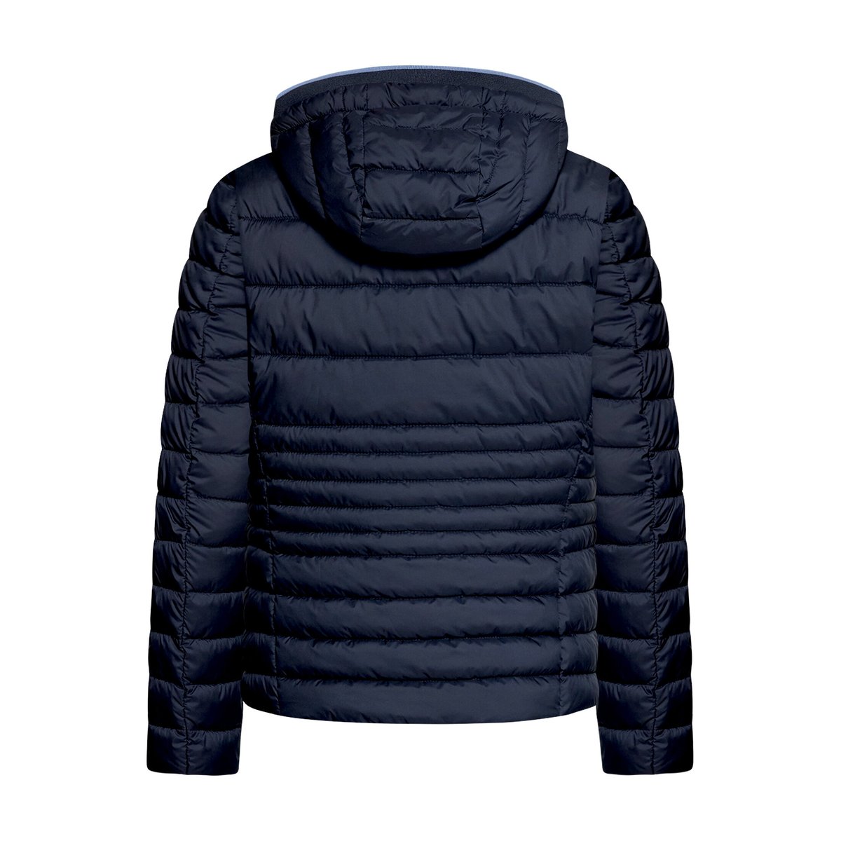 Veste matelassée à capuche amovible bleu foncé, BETTY BARCLAY
