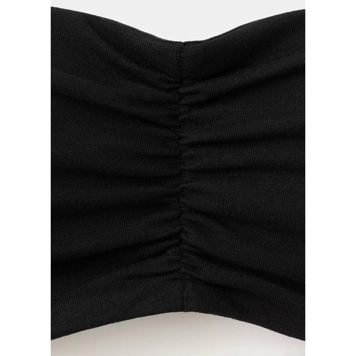 Top bandeau noir, MANGO TEEN