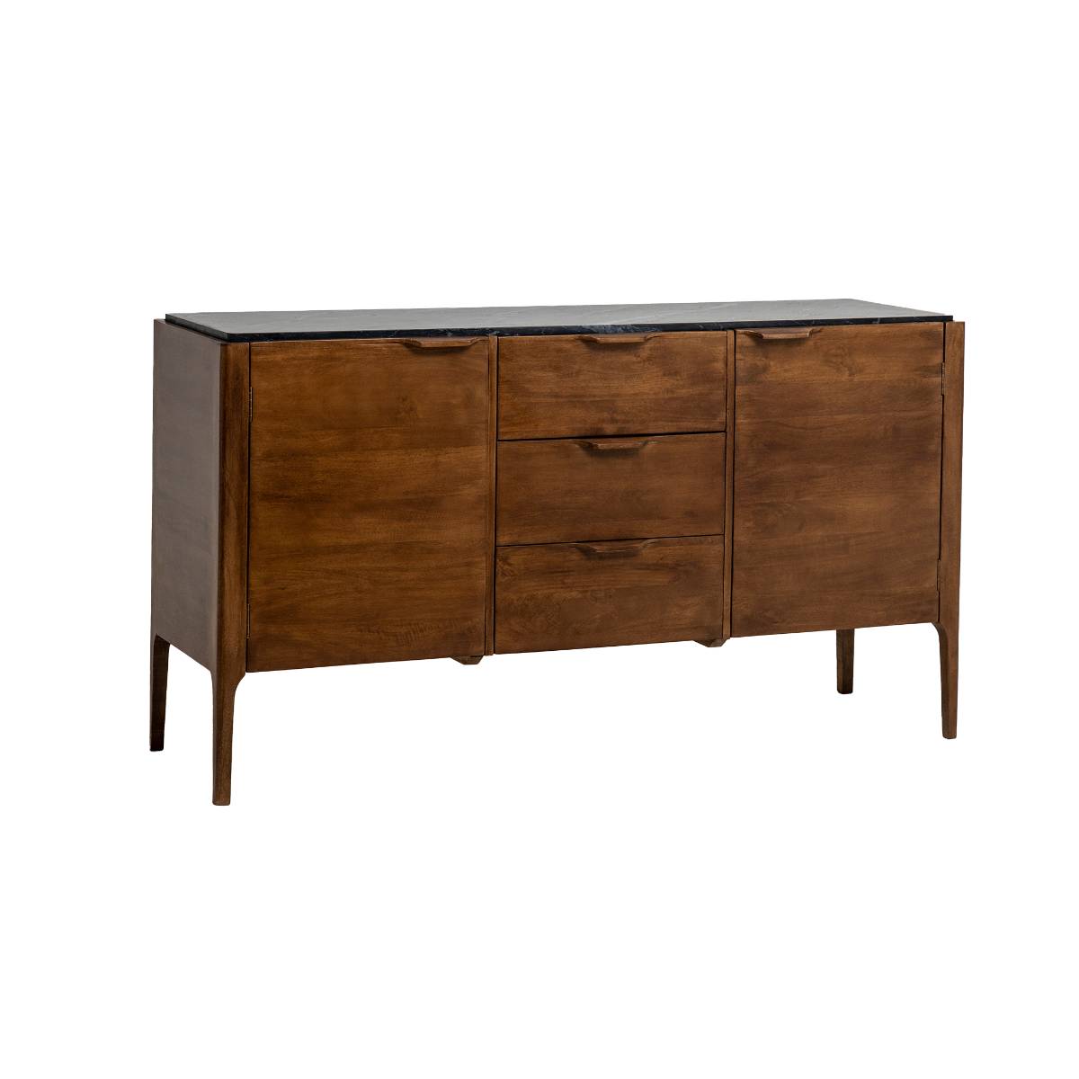 Buffet en bois de manguier ROCH bois foncé, MADE IN MEUBLES
