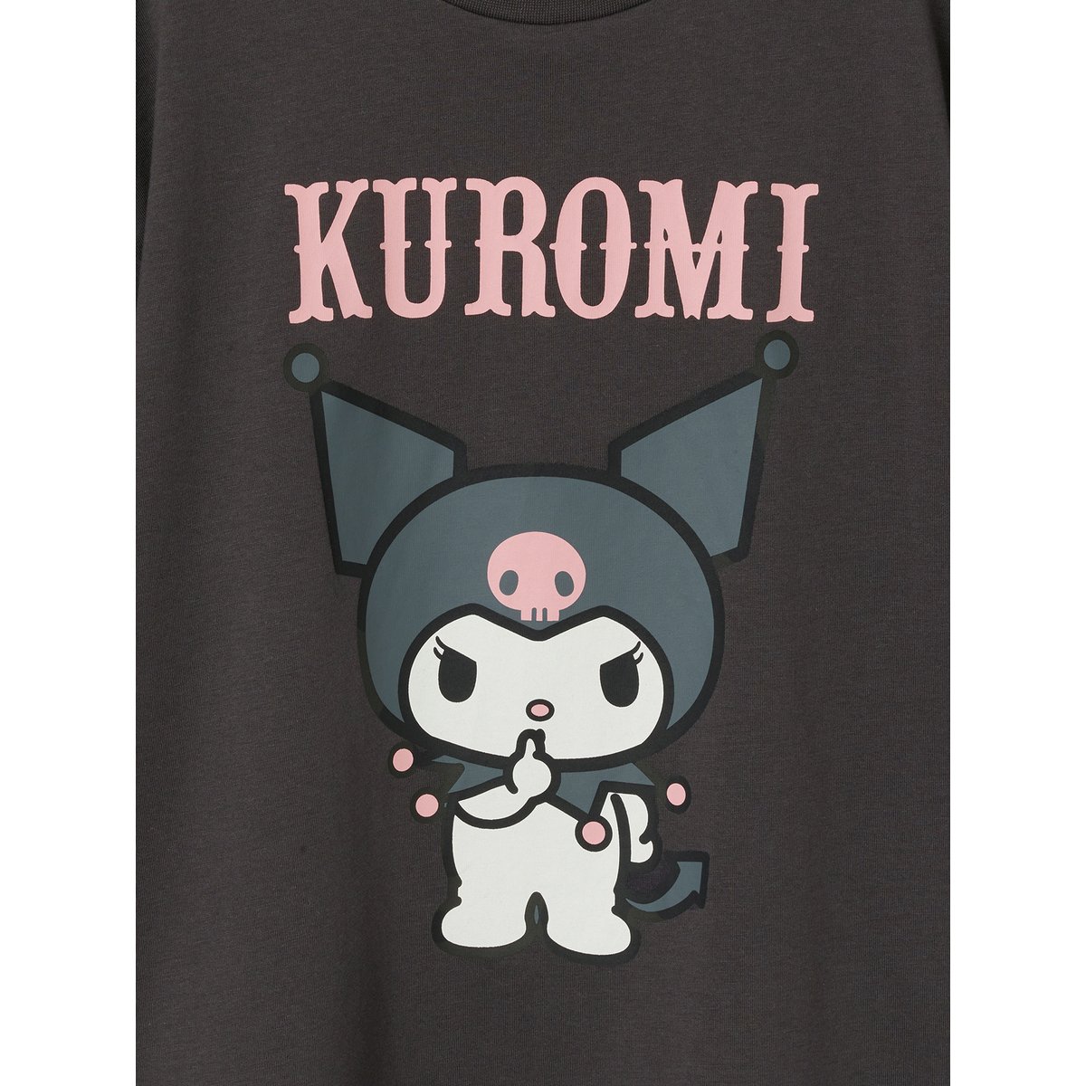 T-shirt Kuromi anthracite, VERTBAUDET