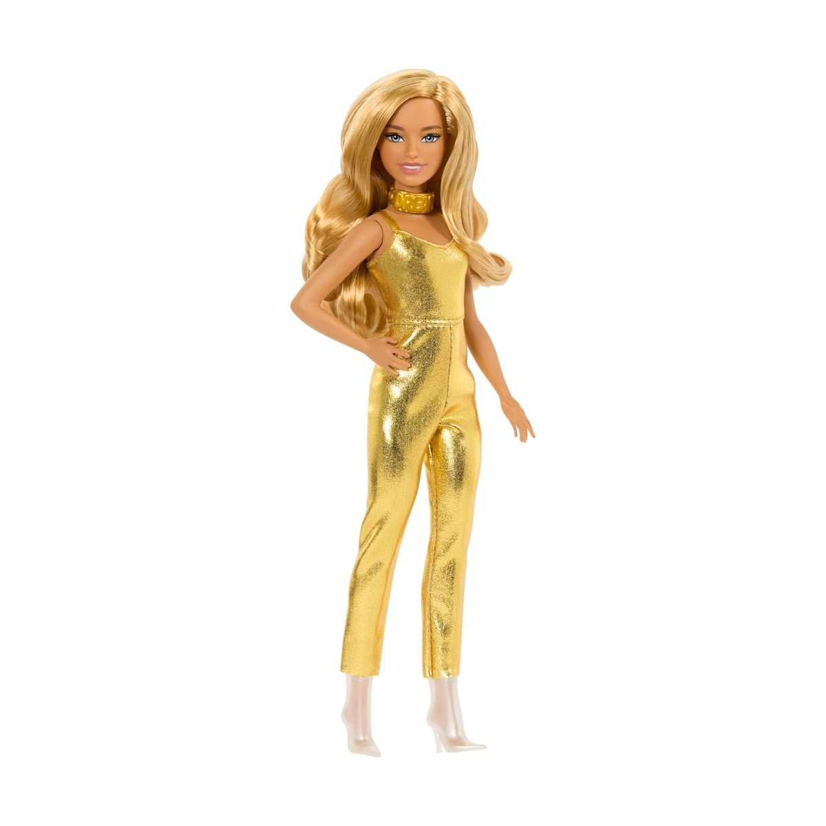 Barbie Fashionistas - Poupée de petite silhouette jaune, MATTEL