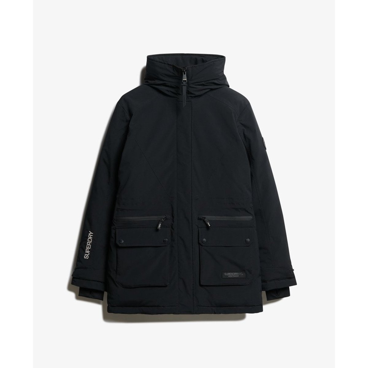 Parka rembourrée City noir, SUPERDRY