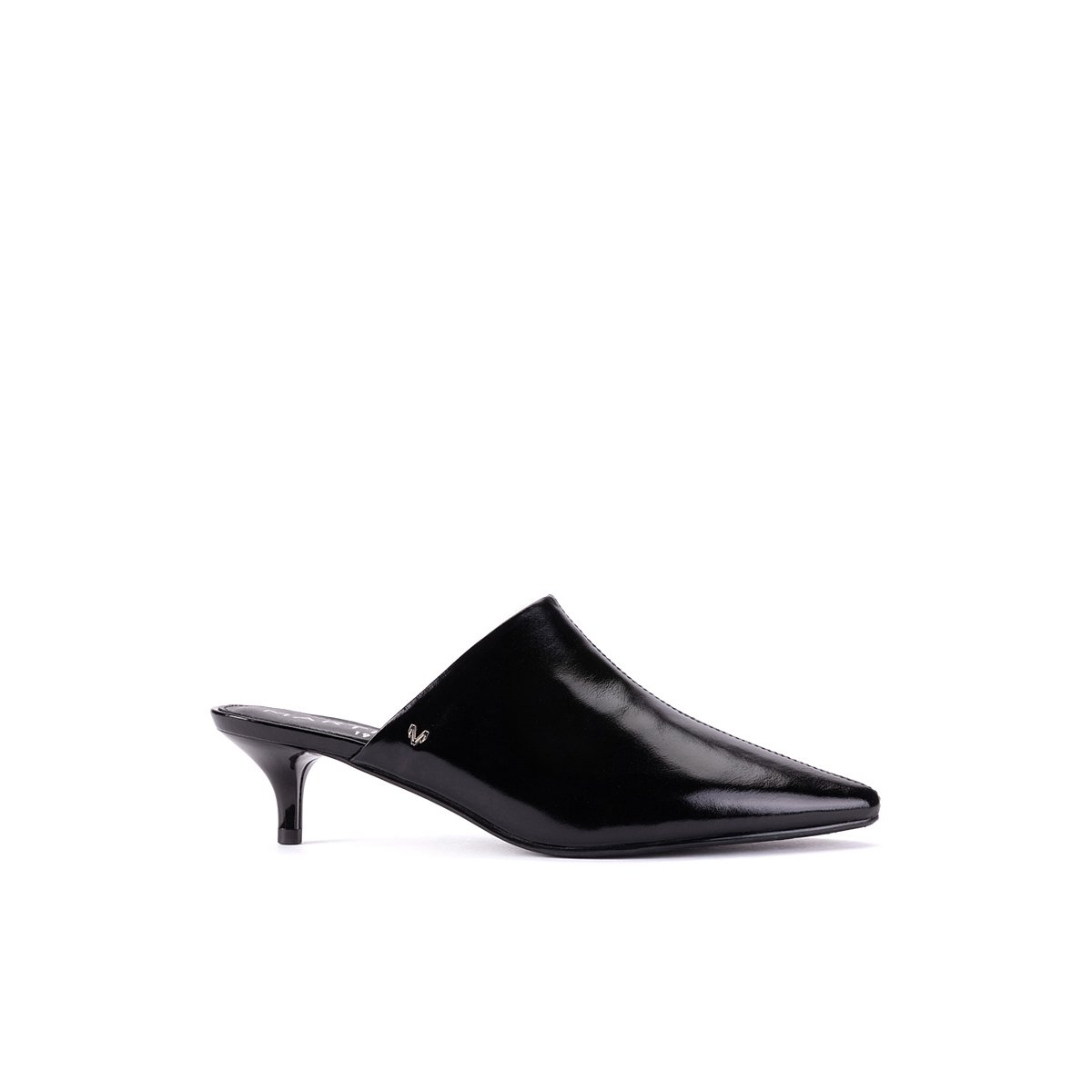 Chaussures à talon cuir Adda black, MARTINELLI