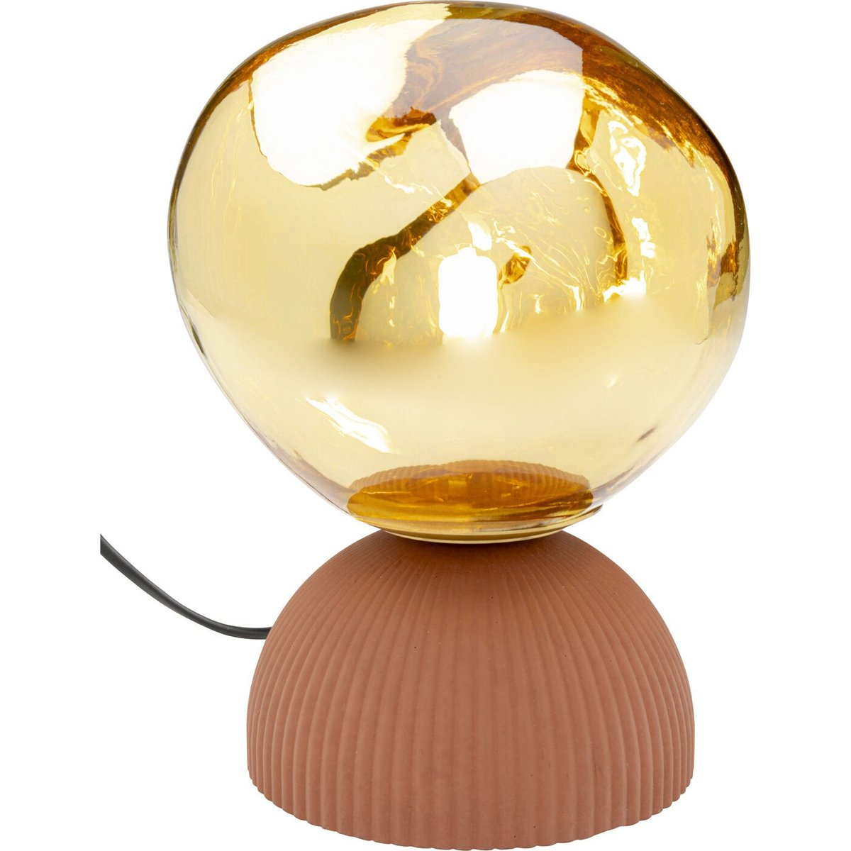 Lampe en verre et plâtre, MAGIC BALL or, KARE DESIGN