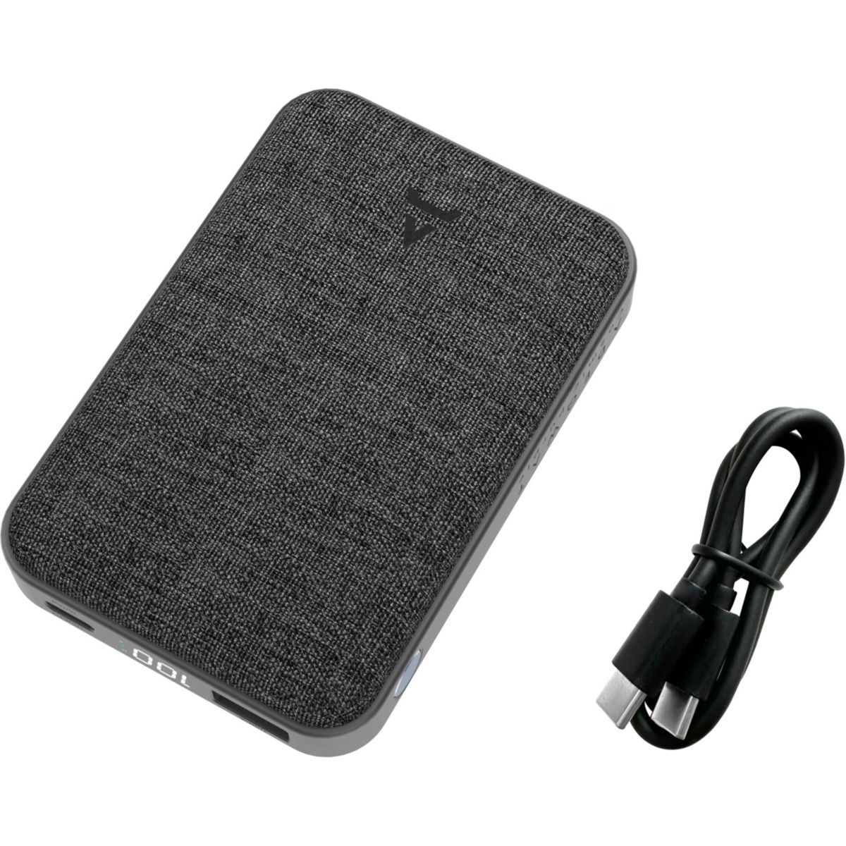 Pack PowerBank+Chargeur 30W+Cable USB-C-USB-C couleur unique, ADEQWAT