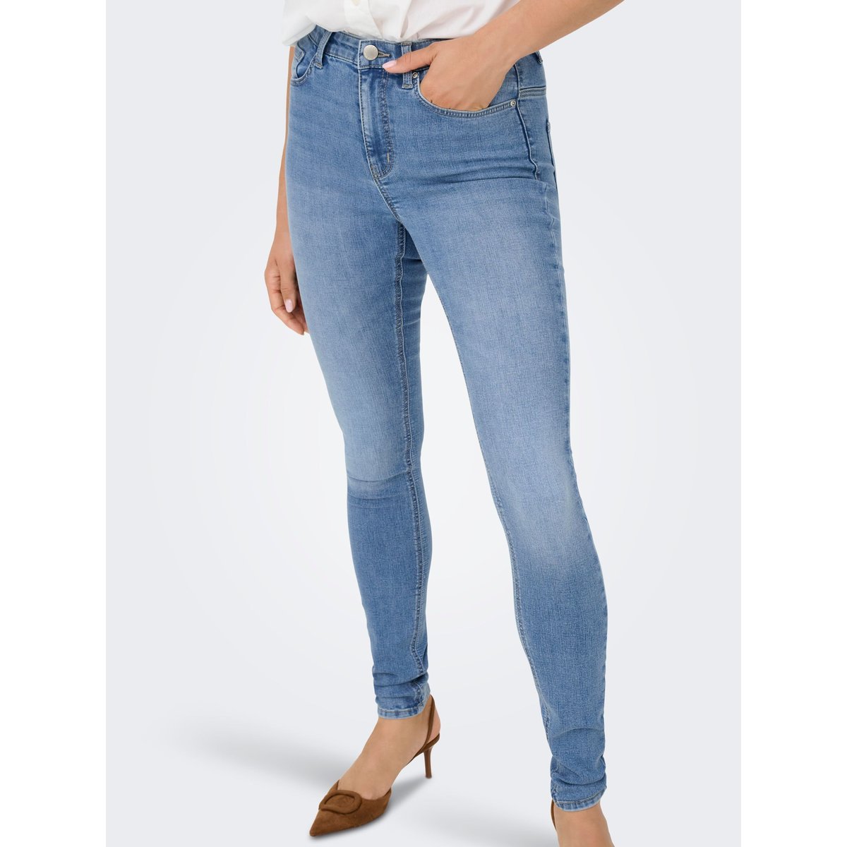 Jean Skinny light blue denim, ONLY