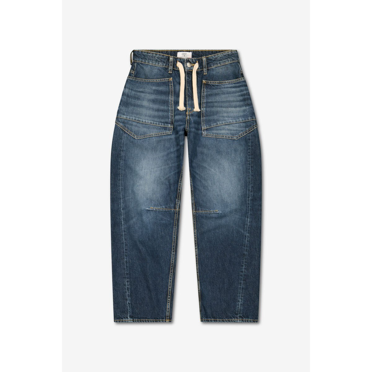 Jeans loose, large balloon , longueur 34 blue, LE TEMPS DES CERISES