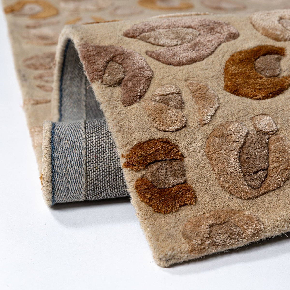 Tapis de couloir en laine LEOPARD beige, FLAIR RUGS