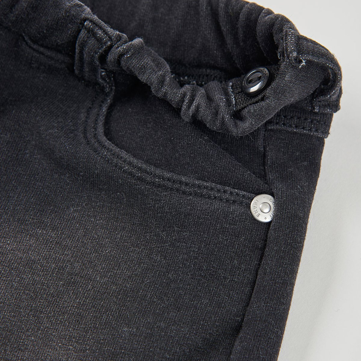 Short en molleton avec poches noir, BOBOLI