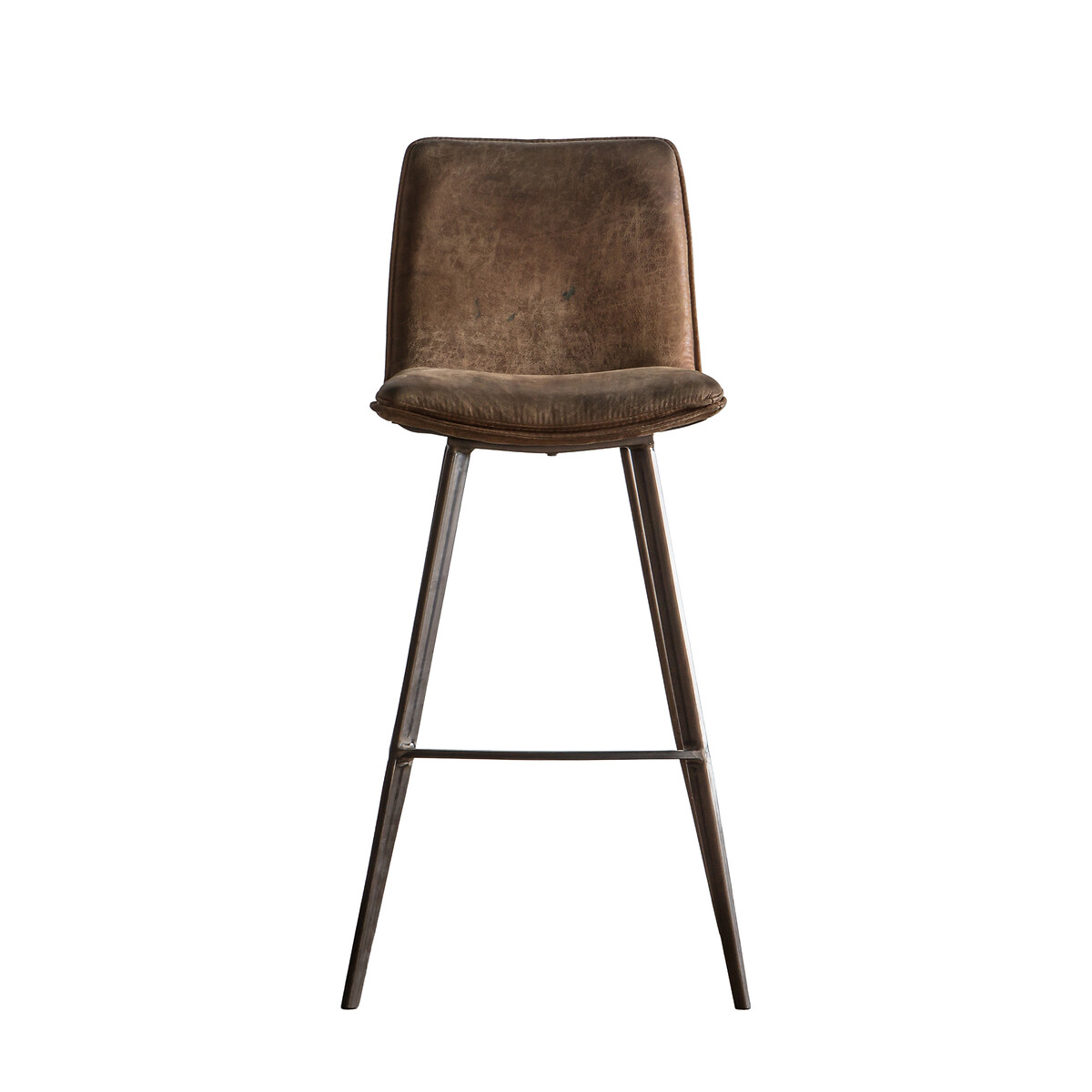 Barmer Faux Leather Bar Stools (Set of 2) brown , ÉDITÉ