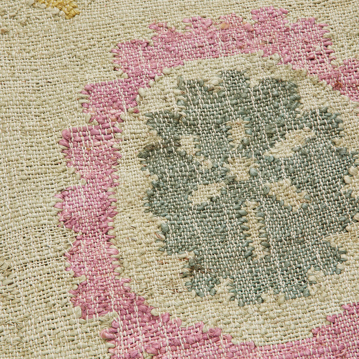 Tapete com motivo floral, entrançado à mão, 80% juta, IZILD multicolor, LA REDOUTE INTERIEURS
