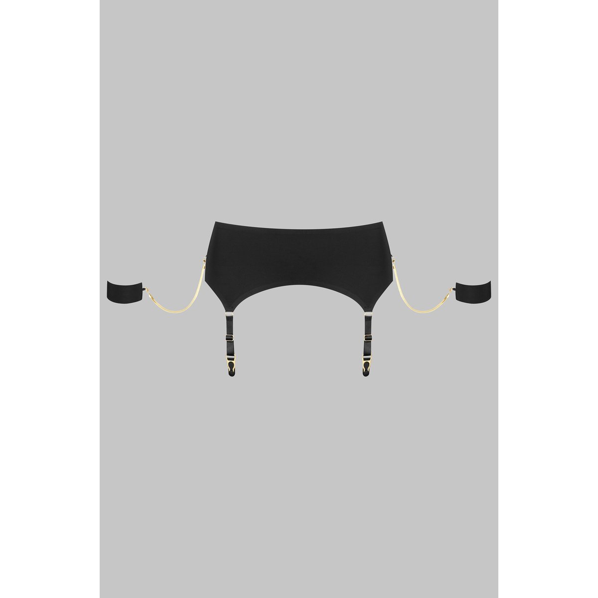 Porte-jarretelles Menottes Bijoux TAPAGE NOCTURNE noir, MAISON CLOSE