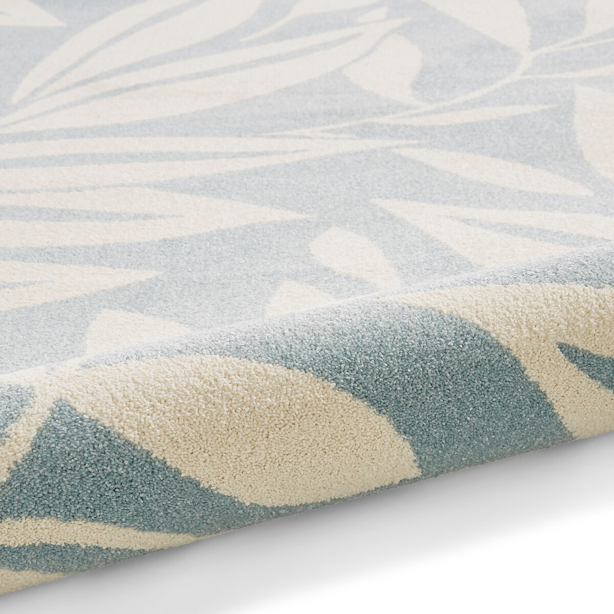 Catherine Lansfield Sorral Leaves Botanical Rug light blue, CATHERINE LANSFIELD