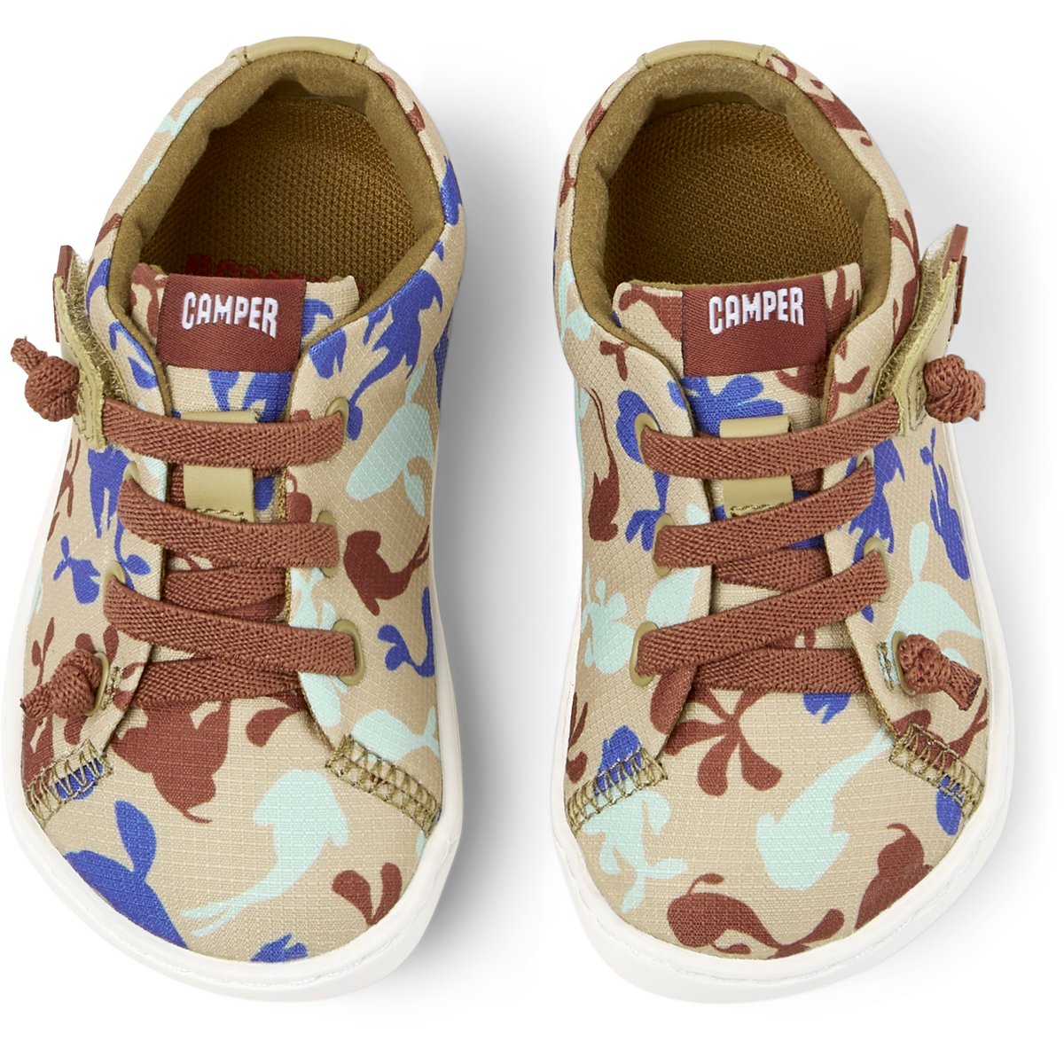 Baskets Peu Cami beige bleu, CAMPER