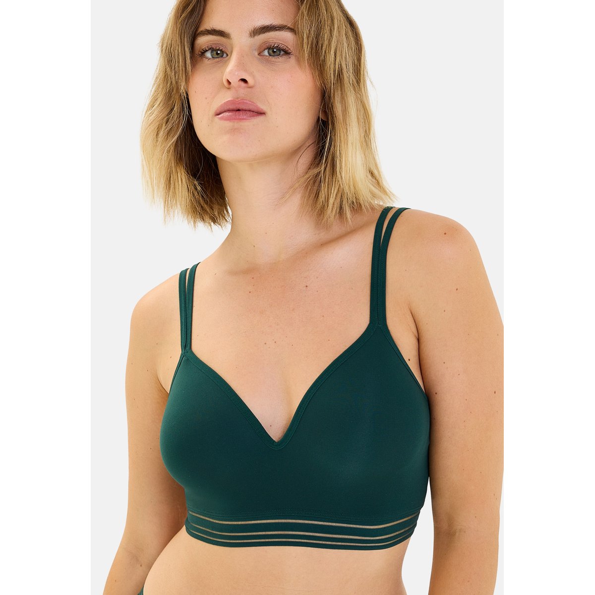 Brassière Zen Light vert forêt, BILLET DOUX