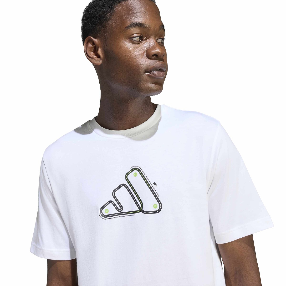 Table Tee T-Shirt with Short Sleeves white, ADIDAS SPORTSWEAR