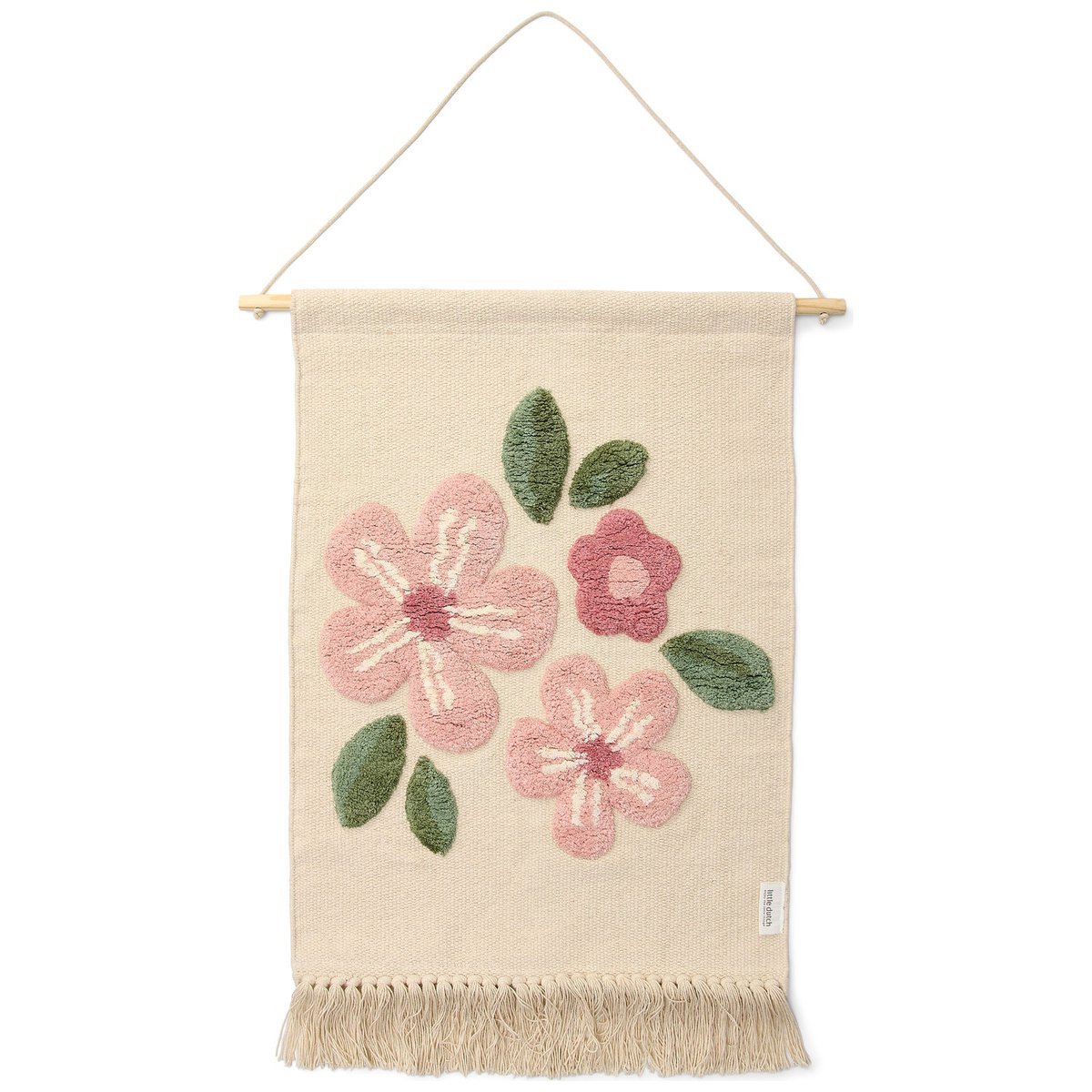Tapis mural rose, beige, LITTLE DUTCH
