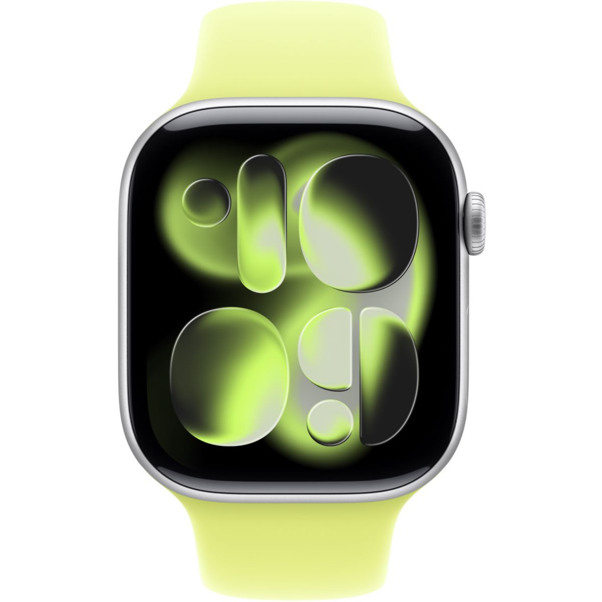 Bracelet 46 mm - S/M Sport jaune fluo jaune, APPLE